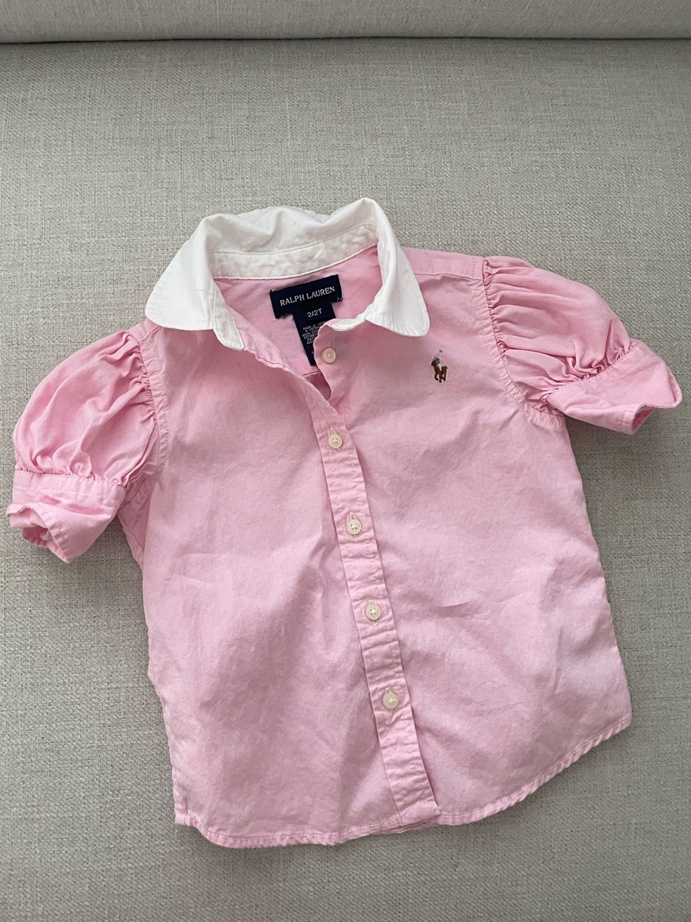 Ralph Lauren pink shirt